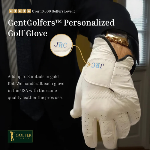 GolfersCrest Personalized Carrabeta Leather Glove