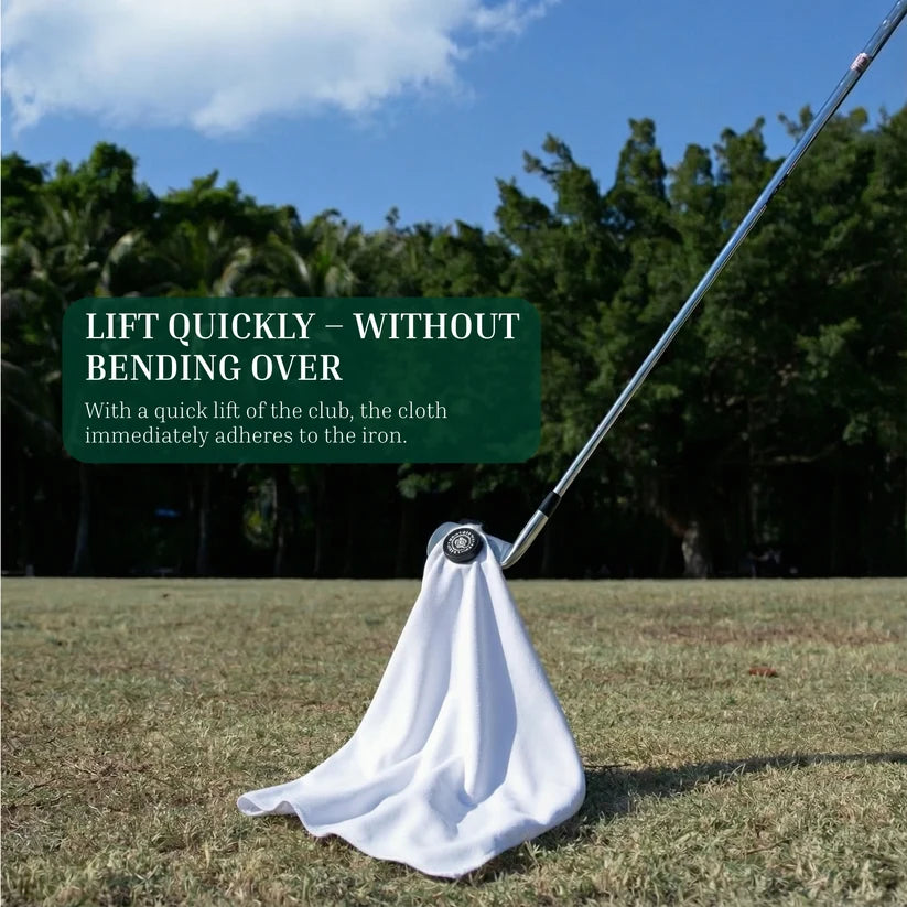 Golfers Towel with Magnetic Hanger